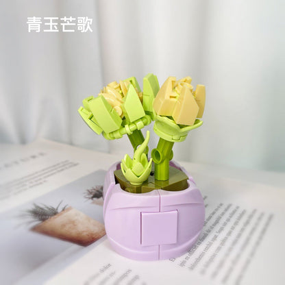 MIni Building Block Succulent Potted Plants