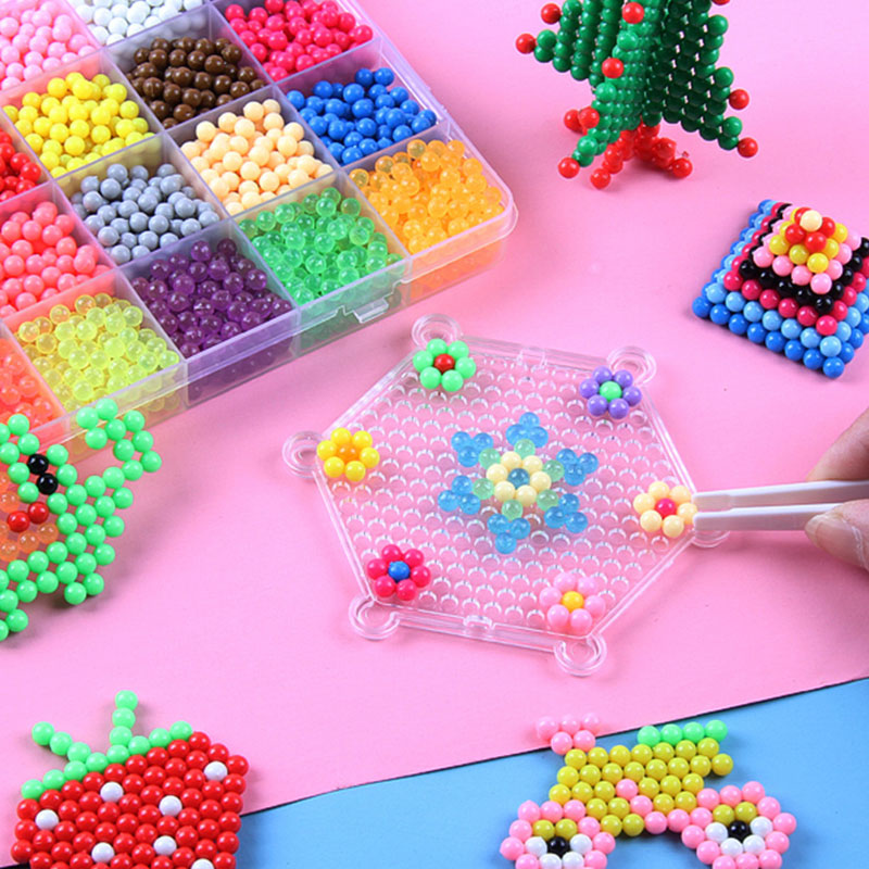 Handmade Magic Water Fuse Beads Creative Beads DIY Art Crafts Toys