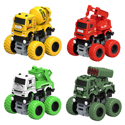 Mini Construction Vehicle Toy Fire Engine Excavator Boy Toy