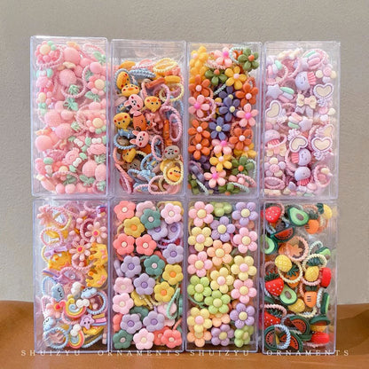 30-piece set of baby hair ropes toddler gifts cute flower headbands