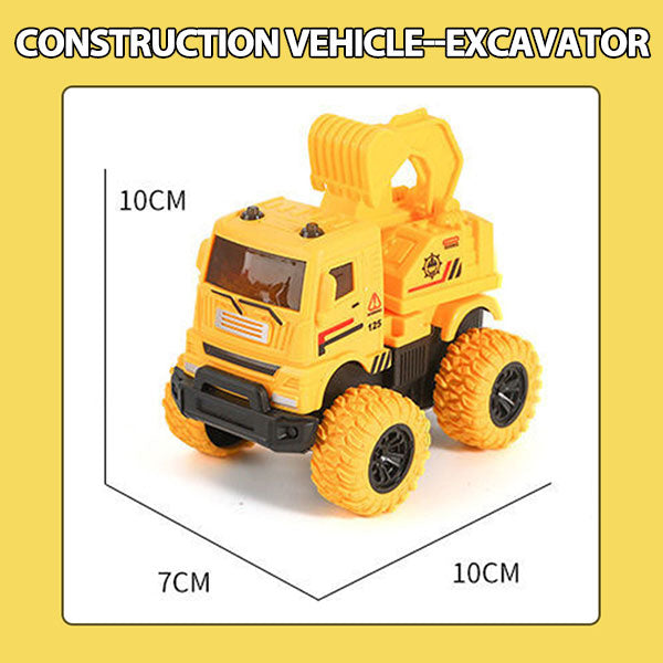 Mini Construction Vehicle Toy Fire Engine Excavator Boy Toy