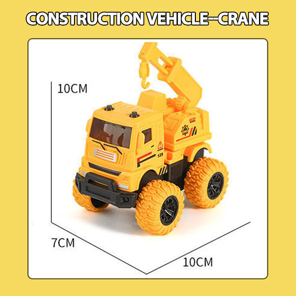 Mini Construction Vehicle Toy Fire Engine Excavator Boy Toy