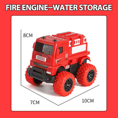 Mini Construction Vehicle Toy Fire Engine Excavator Boy Toy