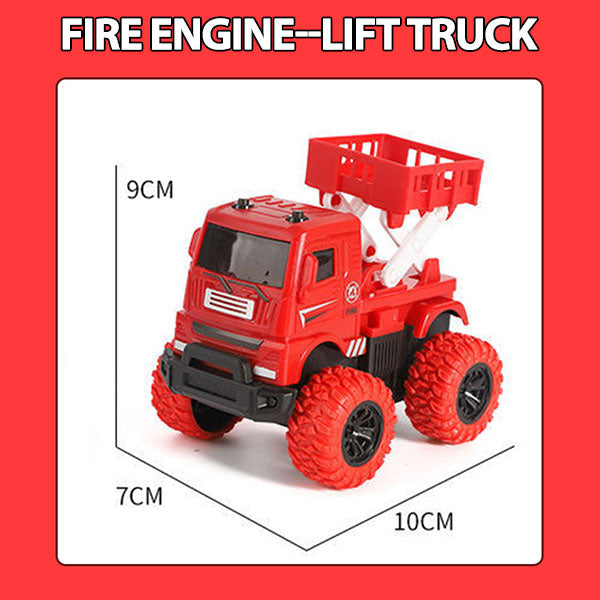 Mini Construction Vehicle Toy Fire Engine Excavator Boy Toy