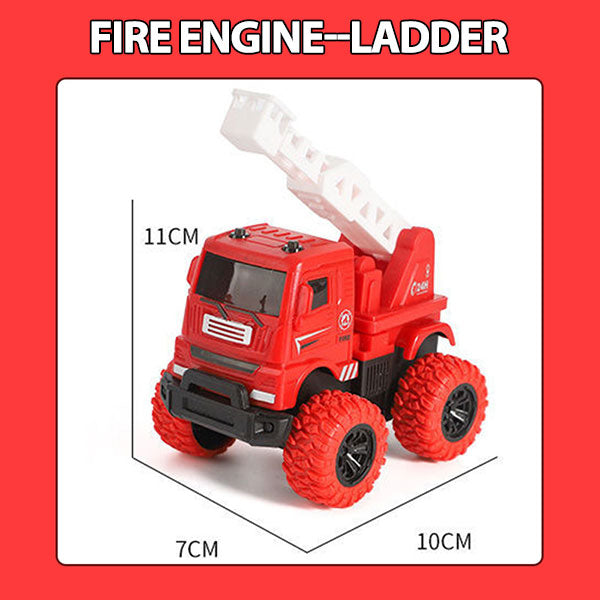 Mini Construction Vehicle Toy Fire Engine Excavator Boy Toy