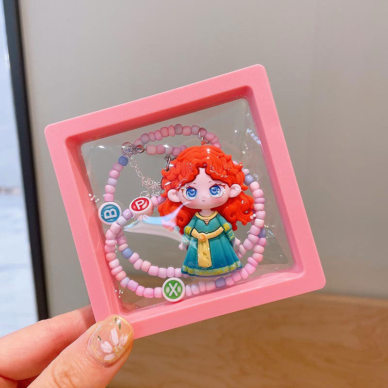 Girl Princess Necklace Cartoon Jewelry Return Gift Christmas Gift